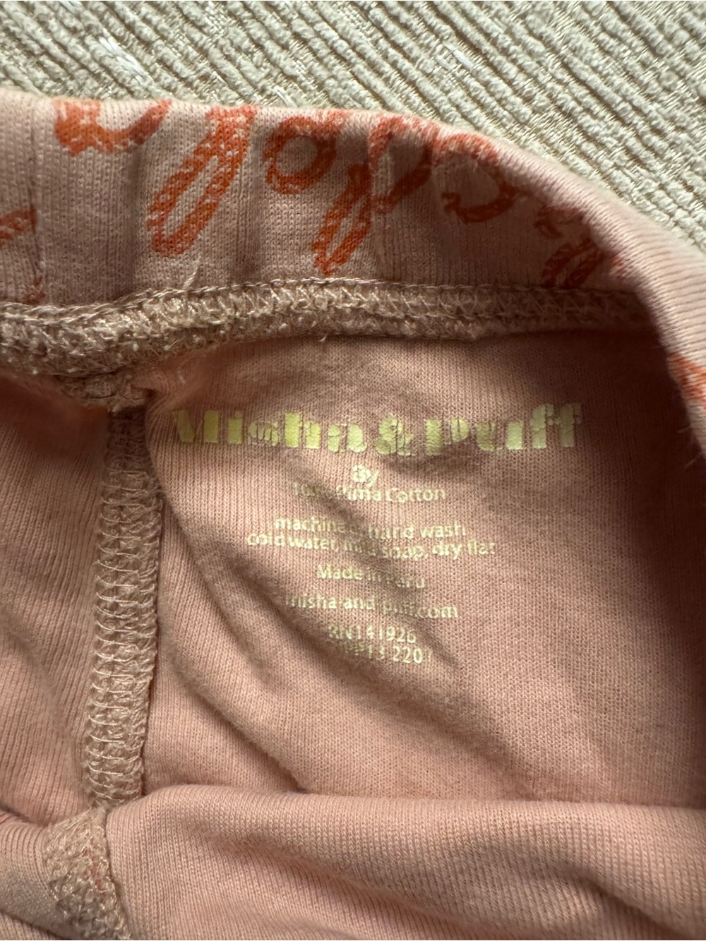 Misha & Puff Script-Print Leggings - Picture 3 of 3